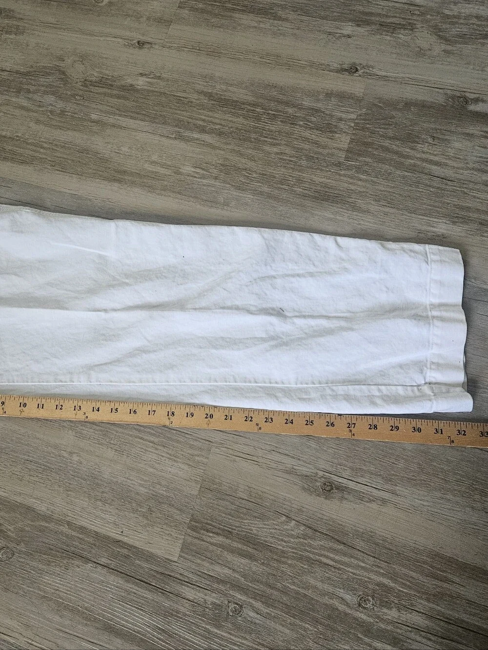Vintage Polo Ralph Lauren Men's White Pleated Cargo Linen-Blend Pants Large